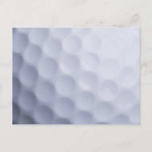 Carte Postale Arrière - plan de balle de golf Modèle Customisé (Devant)