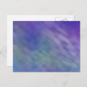 Carte Postale Arrière - plan de ciel profond de couleur arc-en-c (Devant / Derrière)