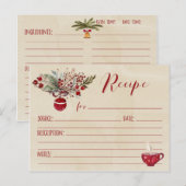 Carte Postale Arrière - plan de couleur d'aquarelle rouge orneme (Devant / Derrière)