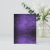 Carte Postale Arrière - plan de Grunge foncé - violet (Debout devant)
