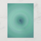 Carte Postale Arrière-plan de texture circulaire - Bleu sarcelle (Devant)