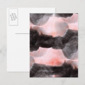 Carte Postale Arrière - plan de texture de conception transparen (Devant / Derrière)