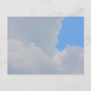 Carte Postale Arrière - plan du ciel bleu et des nuages.