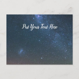 Carte Postale Arrière - plan Galaxy de la Voie Lactée | Stars du