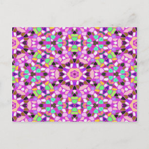 Carte Postale Arrière - plan Kaleidoscope