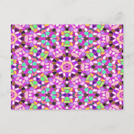 Carte Postale Arrière - plan Kaleidoscope (Devant)