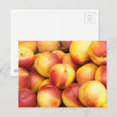 Carte Postale Arrière - plan Nectarines (Devant / Derrière)