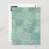 Carte postale Arrière - plan Patchwork (Devant / Derrière)