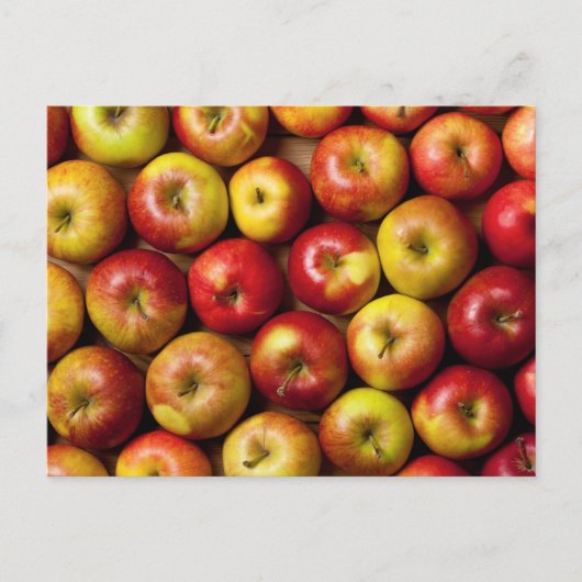 Carte Postale Arrière - plan Pommes (Devant)