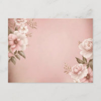 Arrière - plan rose clair avec florale bouillie