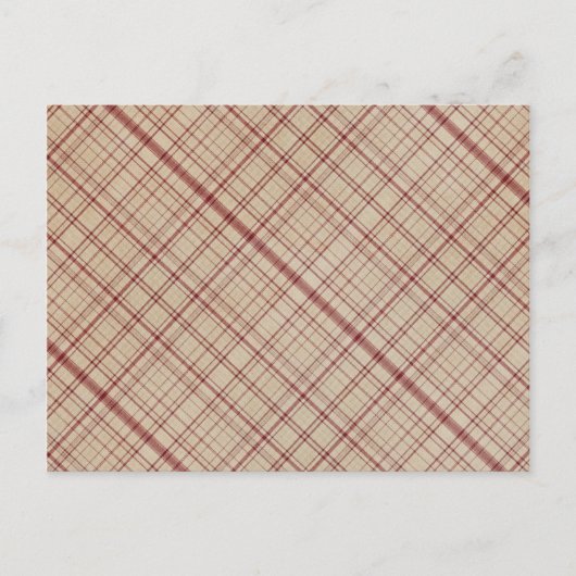 Carte Postale Arrière - plan rouge (Devant)
