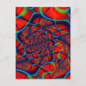 Carte Postale Arrière - plan rouge (Devant)