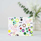 Carte Postale Arrière - plan Silly Circles (Debout devant)
