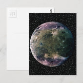 Carte Postale ARRIÈRE - PLAN star de PLANET JUPITER'S LUNE GANYM (Devant / Derrière)