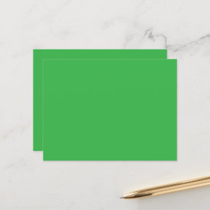 Carte Postale Arrière - plan vert et frontière blanche pour un â