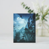 Carte Postale Arrière - plans Abstraits d'Halloween (Debout devant)