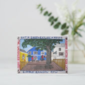 Carte Postale Arrière-pont de Little Rainbow Row dans Flat Rock (Debout devant)