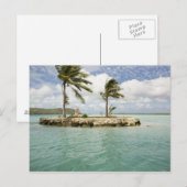 Carte Postale Arrivée à l'aéroport de Bora Bora, Société (Devant / Derrière)