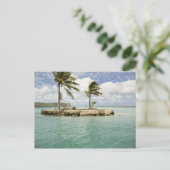 Carte Postale Arrivée à l'aéroport de Bora Bora, Société (Debout devant)