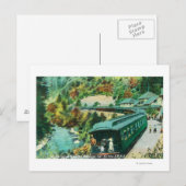Carte Postale Arrivée aux sources (Devant / Derrière)