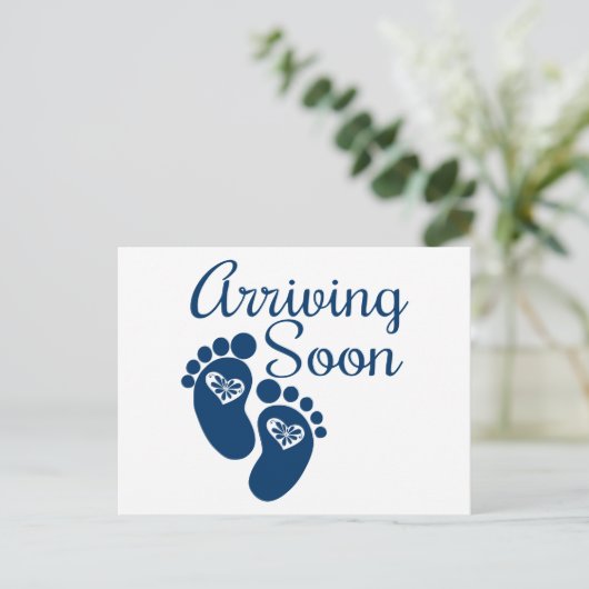 Carte Postale Arrivée bientôt (Debout devant)