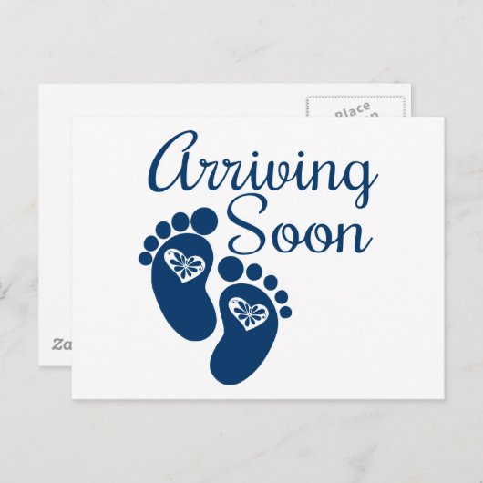 Carte Postale Arrivée bientôt (Devant / Derrière)