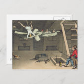 Carte Postale Arrivée - et de nouveau, assiette de "L'Avent (Devant / Derrière)