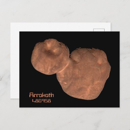 Carte Postale Arrokoth Kuiper Belt, objet (Devant / Derrière)