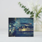 Carte Postale "Arrondir un pli" sur le Mississippi : (Debout devant)