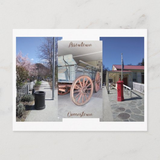 Carte Postale Arrowtown, Queenstown (Devant)
