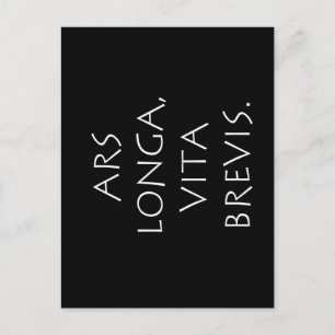 Carte Postale Ars Longa Vita Brevis