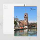 Carte Postale Arsenal à Venise, Italie (Devant / Derrière)