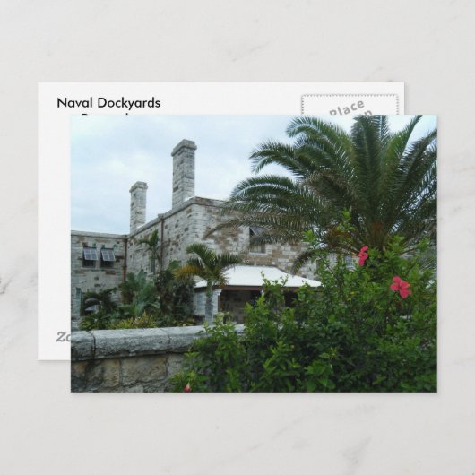 Carte Postale arsenal naval (Devant / Derrière)