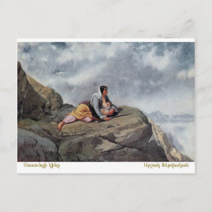 Carte Postale Arshak Fetvadjian, Sasuntsi Kin
