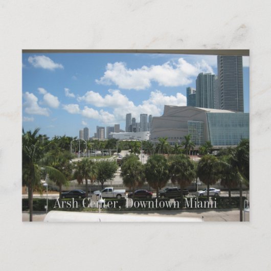 Carte Postale Arsht Center, Downtown Miami Post Card (Devant)