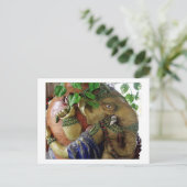 Carte Postale ART101 Ganesha avec eau sainte KALASHA (Debout devant)