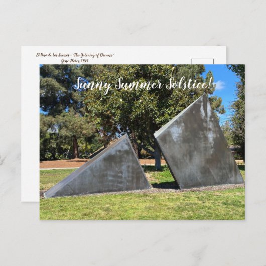 Carte Postale Art2Celebrate : Solstice d'été ensoleillé! (Devant / Derrière)