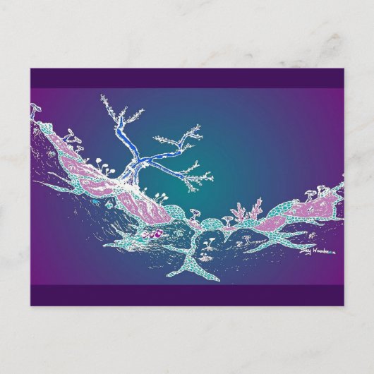 Carte postale Art 10 : Magic Valley Midnight Lumin (Devant)