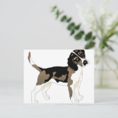 Carte Postale Art. 2 beagle (Debout devant)