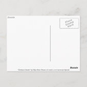 Carte Postale Art aborigène australien du serpent du désert (Dos)