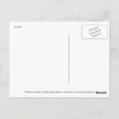 Carte Postale Art aborigène australien du serpent du désert (Dos)