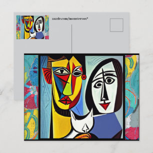 Carte postale Art Abstrait