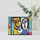 Carte postale Art Abstrait (Debout devant)