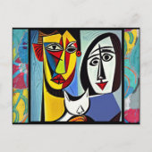 Carte postale Art Abstrait (Devant)