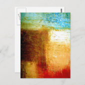 Carte Postale Art Abstrait (Devant / Derrière)