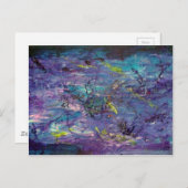 Carte Postale Art Abstrait (Devant / Derrière)