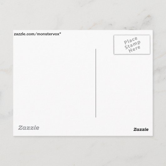 Carte Postale Art Abstrait (Dos)