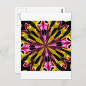 CARTE POSTALE ART ABSTRAIT (Devant / Derrière)