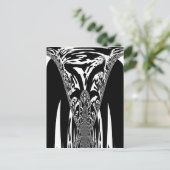 Carte Postale Art Abstrait africain (Debout devant)