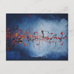 Carte Postale Art Abstrait asiatique